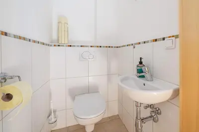 Ein Badezimmer in der Unterkunft Alte Schmiede - by myNests