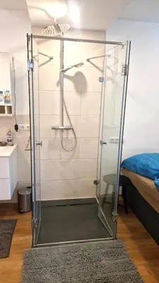 Ein Badezimmer in der Unterkunft NewWorkCenter Apartments