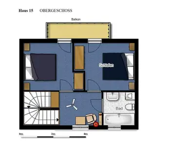 Grundriss der Unterkunft Chalet Alpendorf Dachstein West 15