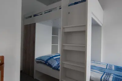 Ein Bett oder Betten in einem Zimmer der Unterkunft Ferienhaus Mathe Big traditional house Bad Goisern near Hallstatt