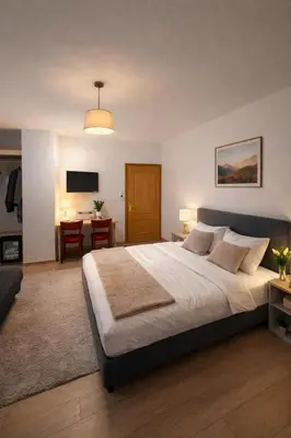 Ein Bett oder Betten in einem Zimmer der Unterkunft Motel Haid