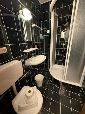 Ein Badezimmer in der Unterkunft Motel Haid
