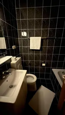 Ein Badezimmer in der Unterkunft Motel Haid