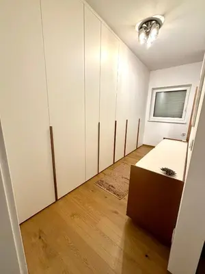 Ein Bett oder Betten in einem Zimmer der Unterkunft Luxus Ferienhaus mit grossem Garten in ruhiger Gegend