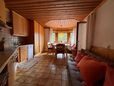 Küche/Küchenzeile in der Unterkunft Ferienwohnung Fink, Appartement Haus Martin
