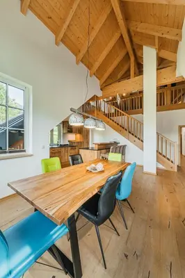 Ein Sitzbereich in der Unterkunft Penthouse Weiglhof