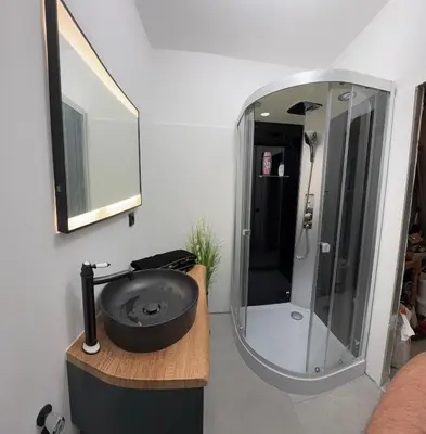Ein Badezimmer in der Unterkunft Zum Alpenreichapartment Bad Mitterndorf