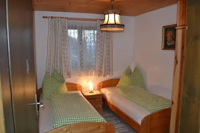 Ein Bett oder Betten in einem Zimmer der Unterkunft Ferienhaus Kammerer