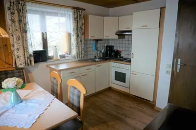 Küche/Küchenzeile in der Unterkunft Ferienhaus Kammerer