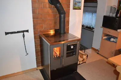 Küche/Küchenzeile in der Unterkunft Ferienhaus Kammerer