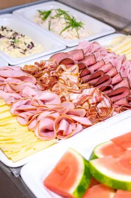 Essen im Hotel oder in der Nähe