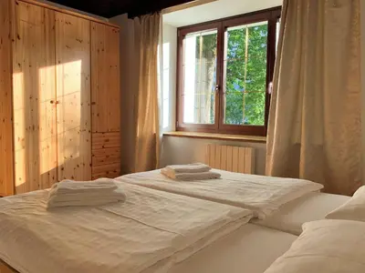 Ein Bett oder Betten in einem Zimmer der Unterkunft Der Ulmenhof