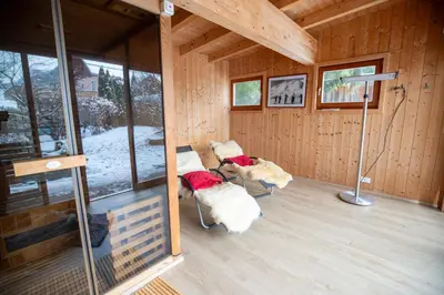 Chalet Bergnest Grundlsee im Winter
