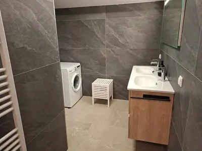 Küche/Küchenzeile in der Unterkunft Apartment Moesl