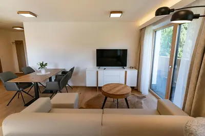 TV/Unterhaltungsangebot in der Unterkunft Apartments Waldrand - Fink 6 - by myNests