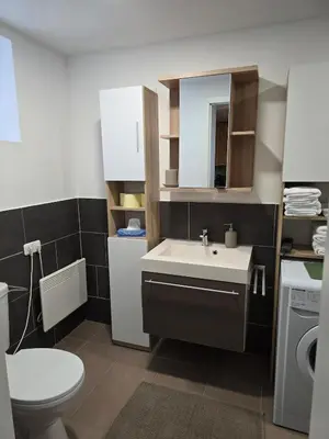Ein Badezimmer in der Unterkunft Naturnah & gemütlich - Feriennest mit Bergkulisse