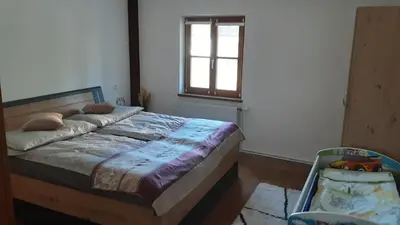 Ein Bett oder Betten in einem Zimmer der Unterkunft Ferienhaus Familie Mandl