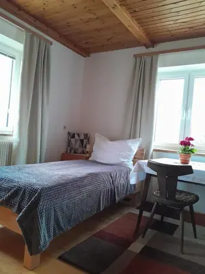 Ein Bett oder Betten in einem Zimmer der Unterkunft Haus Ybbstalblick