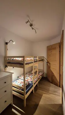 Ein Bett oder Betten in einem Zimmer der Unterkunft Ferienwohnung beim Schnellerbauer
