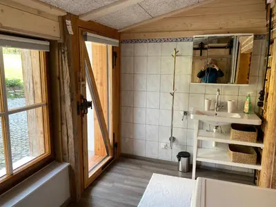 Ein Badezimmer in der Unterkunft Apartment Unterkoeck