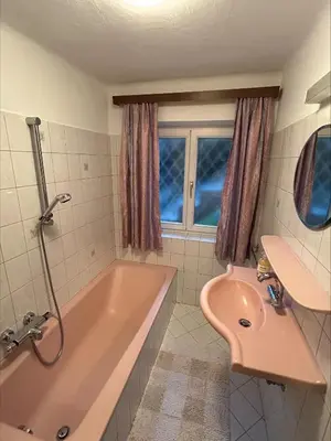 Ein Badezimmer in der Unterkunft Ferienwohnung Wasserfall