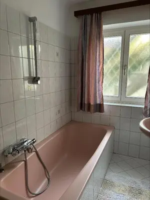 Ein Badezimmer in der Unterkunft Ferienwohnung Wasserfall