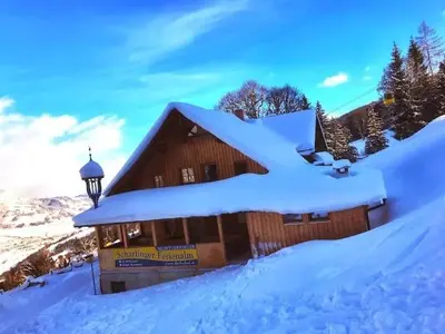 Scharlinger Alm in Alleinlage direkt am Hauser Kaibling im Winter
