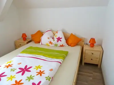 Ein Bett oder Betten in einem Zimmer der Unterkunft Haus Salzberg