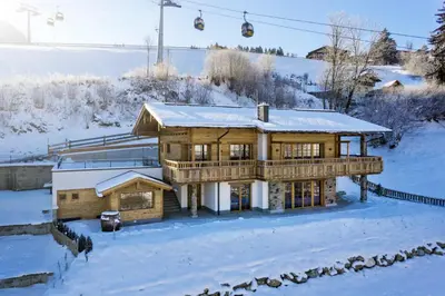 Das Chalet im Winter
