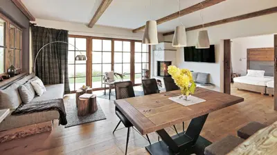 TV/Unterhaltungsangebot in der Unterkunft Das Chalet