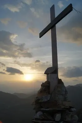 Blick auf den Sonnenuntergang/Sonnenaufgang von des Aparthotels aus oder aus der Nähe