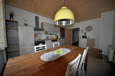 Küche/Küchenzeile in der Unterkunft Apartements Wallner