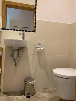 Ein Badezimmer in der Unterkunft La Montana Ski & Hiking LODGE