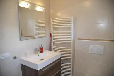 Ein Badezimmer in der Unterkunft Ferienhaus Aloisia