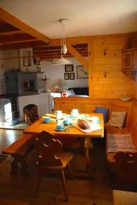 Küche/Küchenzeile in der Unterkunft Landhaus Haselmoar
