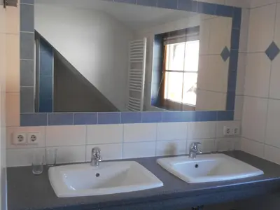 Ein Badezimmer in der Unterkunft Pöllitzer Hollnhof