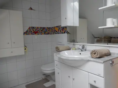 Ein Badezimmer in der Unterkunft Familien Zeit