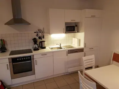 Küche/Küchenzeile in der Unterkunft Apartment Voorhorst