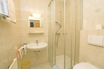 Ein Badezimmer in der Unterkunft Haus Gsenger