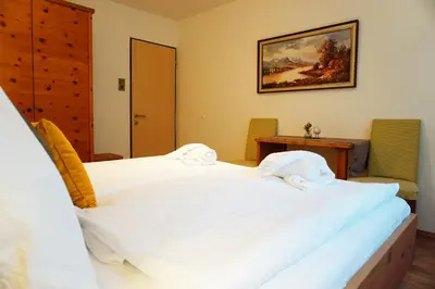 Ein Bett oder Betten in einem Zimmer der Unterkunft Ferienwohnung Aignerhof