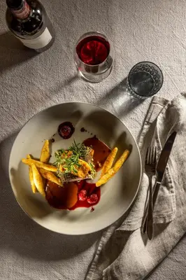 Essen im Hotel oder in der Nähe