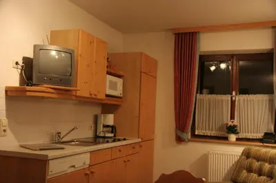Küche/Küchenzeile in der Unterkunft Haus Oberstocker