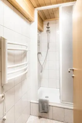Ein Badezimmer in der Unterkunft Höllhof Dachstein West