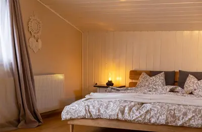 Ein Bett oder Betten in einem Zimmer der Unterkunft Apartment ILWA