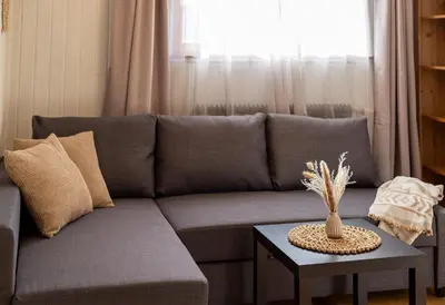 Ein Sitzbereich in der Unterkunft Apartment ILWA