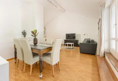 Ein Sitzbereich in der Unterkunft Appartmenthaus Centro by Schladming-Appartements