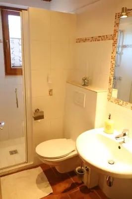Ein Badezimmer in der Unterkunft Haus Pöckl