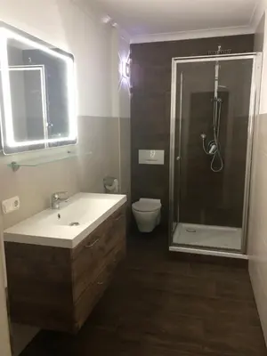 Ein Badezimmer in der Unterkunft Ferienwohnung Top 3