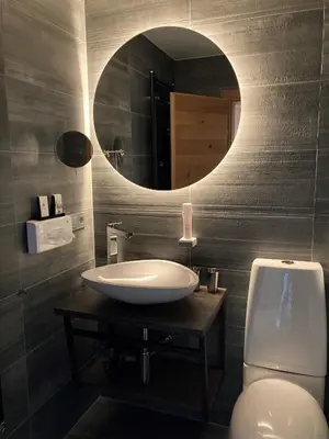 Ein Badezimmer in der Unterkunft Hotel Kristall
