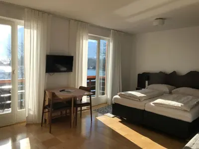 Ein Bett oder Betten in einem Zimmer der Unterkunft Seehaus Familie Leifer